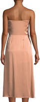 Thumbnail for your product : A.L.C. Roya Strapless Knot-Front Midi Dress