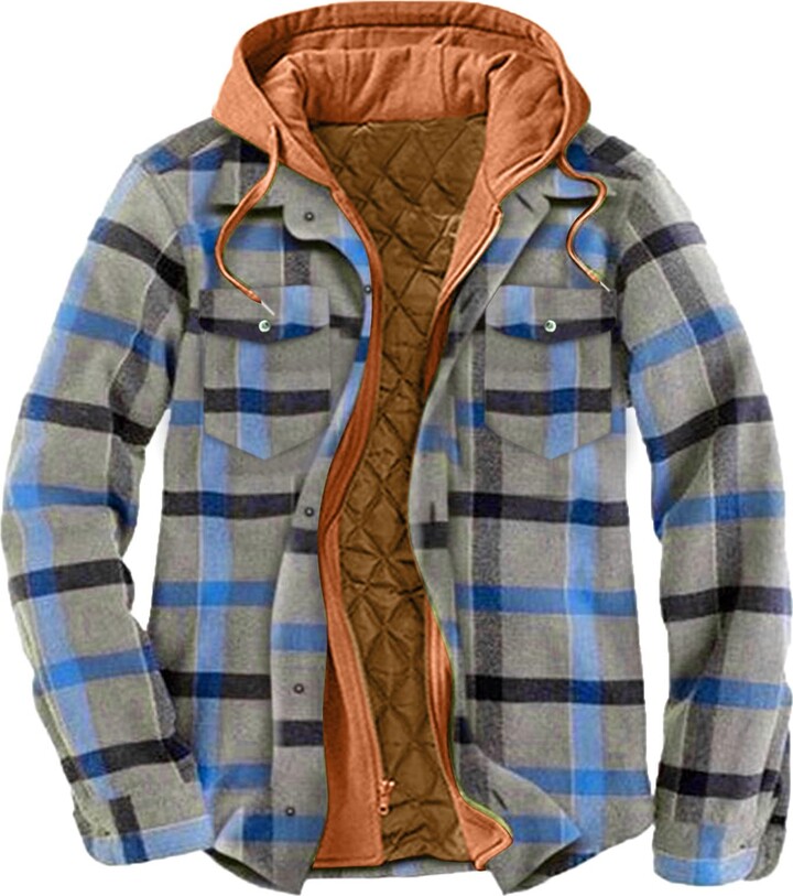 pullover flannel shirt mens