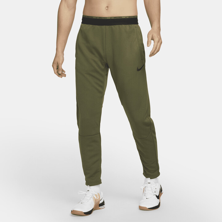 Nike Men's Pro Fleece Training Pants in Green - ShopStyle