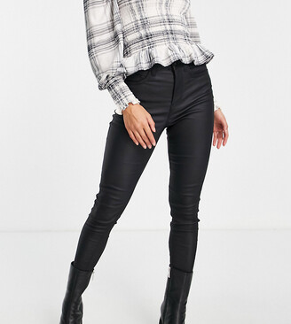 Petite Coated Skinny Jeans | ShopStyle