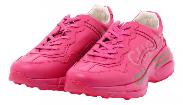 mens pink gucci shoes