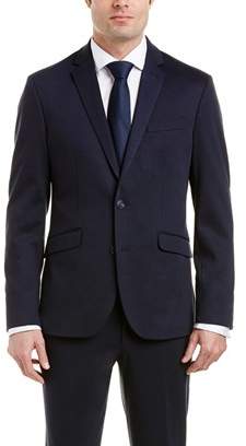 Kenneth Cole Reaction 2pc Slim Fit Suit With Flat Pant