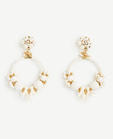 Thumbnail for your product : Ann Taylor Beaded Hoop Earrings
