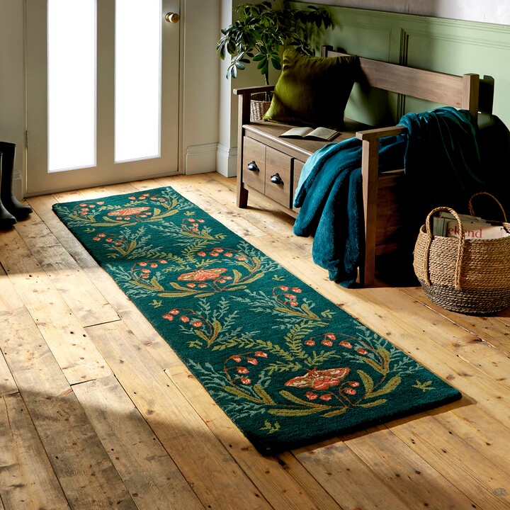Natural History Museum Moorland Floral Wool Runner Green ShopStyle