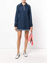 Thumbnail for your product : Marques Almeida zipped neck denim dress