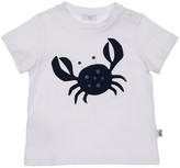 Thumbnail for your product : Il Gufo Crab Embroidered Cotton Jersey T-shirt