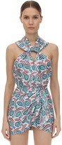 Thumbnail for your product : Isabel Marant Stephenea Printed Silk Top