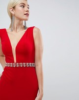 Thumbnail for your product : Jovani Jewel Waisted