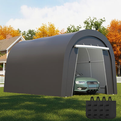 Green4ever All Weather Domed Carport With 4 Cloth Bags