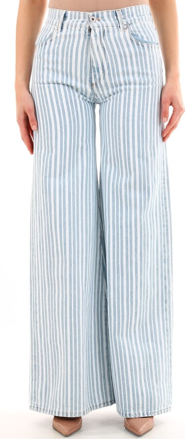off white palazzo pants