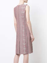 Thumbnail for your product : Oscar de la Renta patchwork houndstooth tweed dress