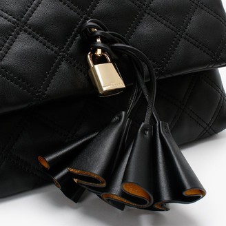 Marc Jacobs Sofia Loves Black Leather Clutch Bag