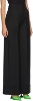 Thumbnail for your product : MSGM Black Wool Long Trousers