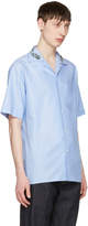 Thumbnail for your product : Gucci Blue Floral Bowling Shirt