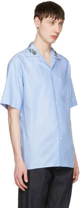 Gucci Blue Floral Bowling Shirt