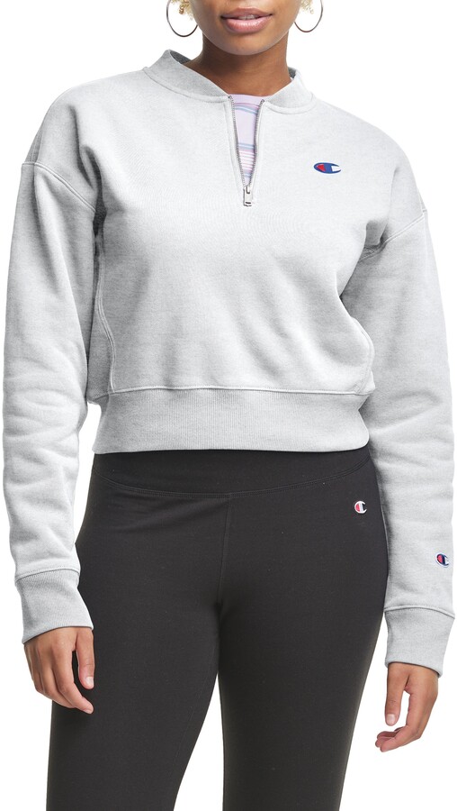 champion cropped sweatshirt