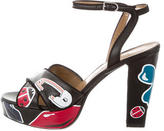 Thumbnail for your product : Sonia Rykiel Iconic Print Platform Sandals