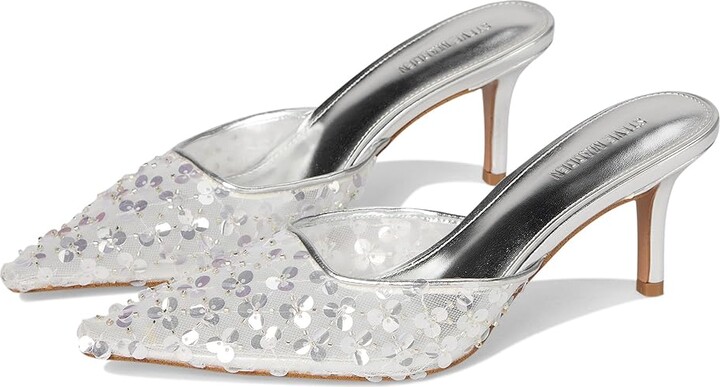 Steve Madden Alexi Women's Shoes Silver Sequin : 7.5 M, Synthetic