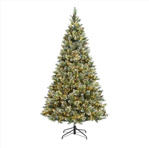 Holiday Bright Lights HolidayBrightLights1-2TreeChristmasTree,FullLED2000ctTripoliPineSparkleColorChanging-7-1/2ft.