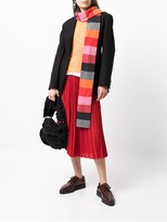 Thumbnail for your product : Molly Goddard Stripe-Knit Wool Scarf