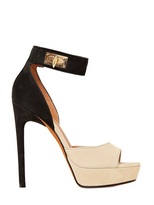 Thumbnail for your product : Givenchy 130mm Nubuck And Nappa Leather Sandals