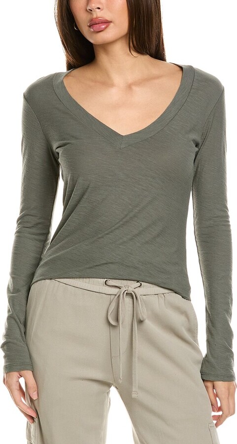 James Perse Relaxed V-Neck T-Shirt