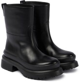 Thumbnail for your product : Valentino Garavani Roman Stud leather platform ankle boots