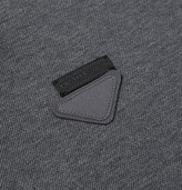 Thumbnail for your product : Prada Slim-Fit Logo-Appliqued Cotton-Pique Polo Shirt