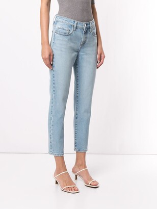 Nobody Denim Mid-Rise Slim Cropped Jeans