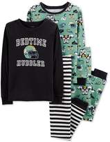 Thumbnail for your product : Carter's Little & Big Boys 4-Pc. Football Cotton Pajama Set