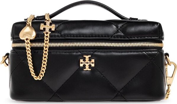 Tory Burch Kira Diamond Quilt Charm East-West Vanity Case