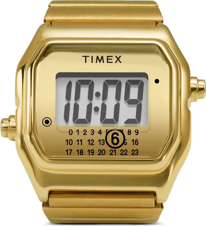 Timex x MM6 T80 digital bijoux steel 20mm ring watch