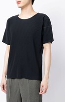 Thumbnail for your product : Issey Miyake crew-neck plissé T-shirt