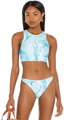 Ganni Bikini Top - ShopStyle Swimwear