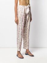 Thumbnail for your product : Forte Forte Floral Straight-Leg Trousers