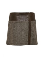 Thumbnail for your product : Alice + Olivia Ginny A-Line Mini Skirt