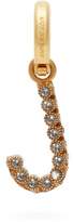 Thumbnail for your product : Burberry J Crystal Embellished Letter Charm - Womens - Crystal