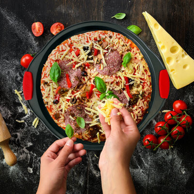 Nutrichef 10 Piece Non-Stick Carbon Steel Bakeware Set