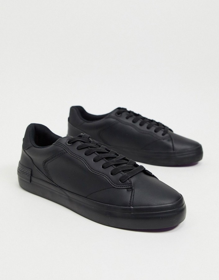 Bershka sneakers in black - ShopStyle