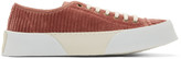 Thumbnail for your product : Ami Alexandre Mattiussi Pink Velour Sneakers