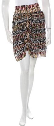 Isabel Marant Silk Patchwork Printed Skirt w/ Tags