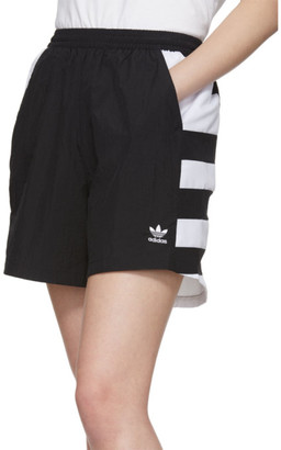 adidas Black Large Logo Shorts