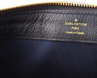 Louis Vuitton Black Monogram Empreinte Leather Petillante Clutch