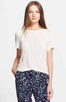 Thumbnail for your product : Rebecca Taylor Short Sleeve Chiffon Top