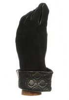 Thumbnail for your product : Carolina Amato LEATHER/SUEDE LOGO CUFF