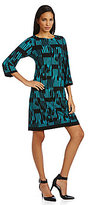 Thumbnail for your product : Calvin Klein Abstract Shift Dress
