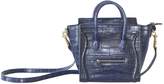 Blue Exotic Leathers Handbag Luggage 