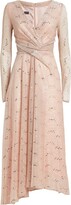 Sequin-Embellished Midi Dress 