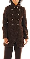 Thumbnail for your product : Collezione Cut-Away Tweed Military Coat