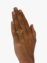 Thumbnail for your product : VF Jewellery Second Hand 18ct Yellow Diamond & Ruby Floral Knot Fancy Ring, Dated Circa 1960s